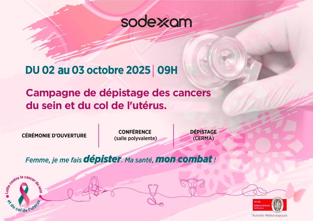 La SODEXAM organise les journées de la lutte contre les cancers du sein et du col de l’utérus