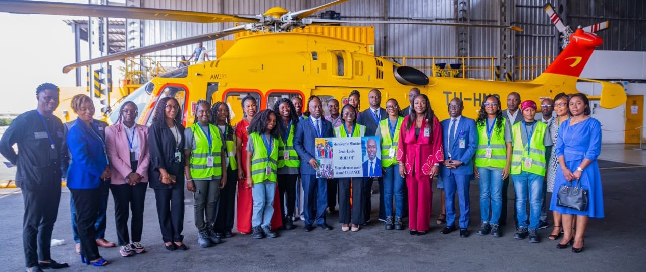 Visite de suivi des boursières à NHV CI et SOLENTA