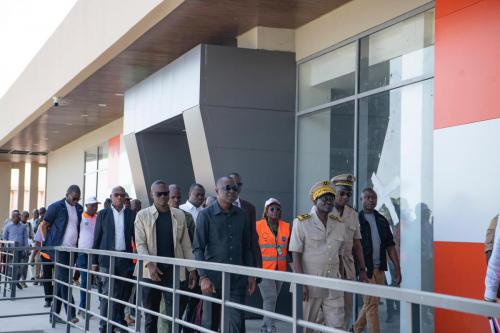 Activités DG - COUPE D’AFRIQUE DES NATIONS - Le ministre des Transports visite l’Aéroport de Korhogo (2)